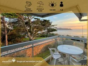 Granit & Vagues - Balcon vue mer, séjour à Trébeurden, front de mer - Trébeurden