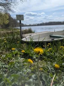 Ferienhaus am See mit Ruderboot - Borkow