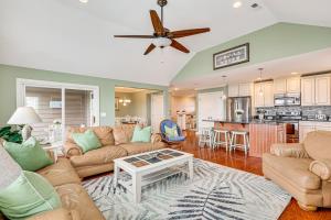Walk to Beach Oak Island Oasis with Porch!