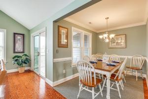 Walk to Beach Oak Island Oasis with Porch!