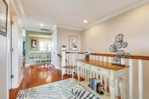 Walk to Beach Oak Island Oasis with Porch!