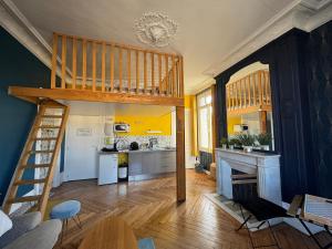 Appartements Studio a Rouen avec mezzanine : photos des chambres