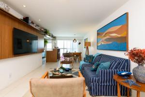 Frente Mar no Recreio com Varanda Privativa Ideal para Família