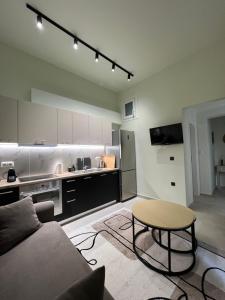 Modern apartment with patio