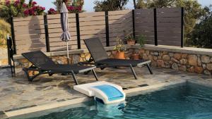 Villa Mavri Ruhige private Pool Villa, Meerblick