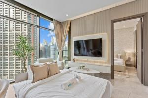 Sleek 1Bedroom with Burj Khalifa view in Peninsula