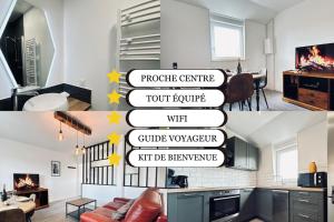 Neufchâtel T3 cocooning tout équipé proche centre