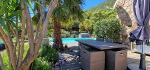 PRAMOUSQUIER VILLA LOFT DE CHARME 2 PISCINES interieure et exterieure