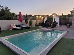 Maison de vacances avec piscine près de Montpellier - Montaud