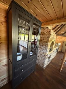 Cabin by the pond