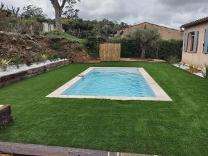 Maisons de vacances Villa la CROIX VALMER vue panoramique avec piscine : photos des chambres