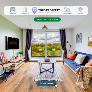 Penthouse Apartment - City Centre - Secure Parking, Balcony, Self-Check-In, Fast Wifi and Smart TV with Netflix by Yoko Property - Woolstone