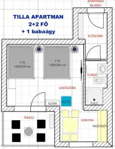 TILLA Apartman - Kaszakútdůlő