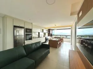 Luxuoso c vista espetacular para o mar! Praia Pérola - 伊塔波阿