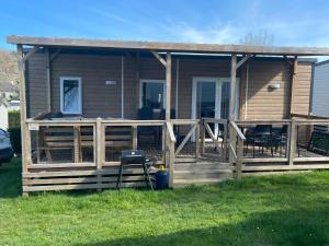 Appartements Mobil Home recent en Camping 5 etoiles sur la cote de Normandie plage 1400 m : photos des chambres