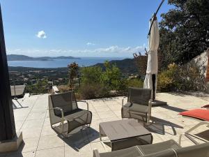 A Hilltop Haven in Lumio - Sea View and Cascading Terraces