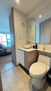 Apartment with balcony in Chapinero