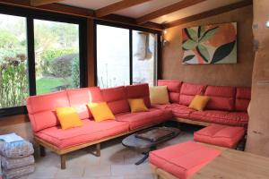 Maisons de vacances Gite de Barenton en foret de Broceliande 12 couchages bain nordique : photos des chambres