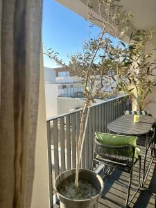 Appartements Appartement moderne avec deux chambres et parking : photos des chambres