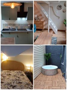 Appartements Le Bleu OMER - Jacuzzi & Netflix - Terrasse privee I Coeur de ville & Transports - Ideal FAMILLE - OFFRE SPECIALE : photos des chambres