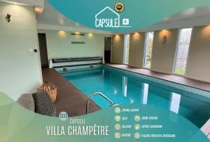 Capsule villa champêtre piscine billard - Beaurepaire-sur-Sambre