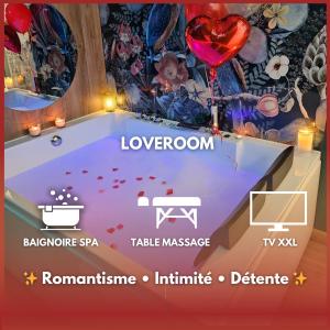 Appartements Suite Passion - Jacuzzi prive - Table massage : photos des chambres