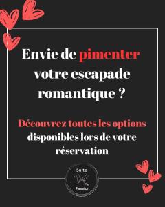 Appartements Suite Passion - Jacuzzi prive - Table massage : photos des chambres