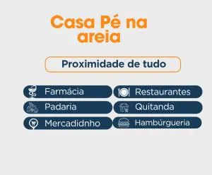 Casa pé na areia - São Bento