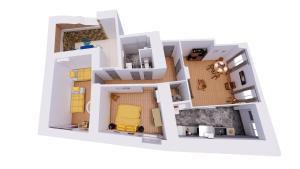 Appartements 3 pieces, climatise, calme, 100m du centre, parking, 