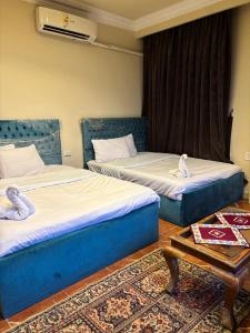 Scarab pyramids view