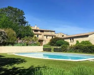 Charming stone mas with pool and view Luberon - 福卡尔基耶