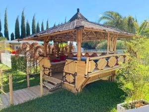 Maisons de vacances Tropica Nimes Chalet 2 chambres confort climatise : photos des chambres