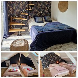 Villas MAGNIFIQUE VILLA LUXE COSY POPPIES HOLIDAY - Normandie Beach Racing, Flipper, Baby-foot, SPA, Jardin Mediterraneen, Plage Riva Bella a 300m, Mer a Pied, Tout Confort, Ideale Familles & Groupes, EVJ a Ouistreham, Proche Cabourg, Week-end & Courts Sejours ! : photos des chambres