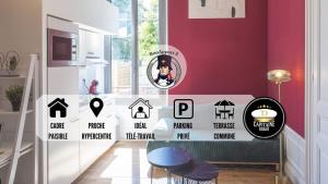 Appartements BonAppart 2 - Charme Napoleonien & Confort : Studio