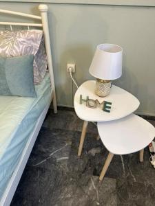 Sea house in the center port