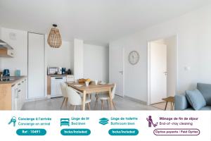 À 50m de la plage, appartement vue mer 6 pers