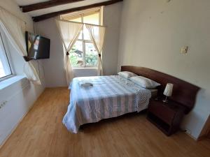 The yellow house in the valley