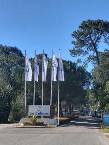 Charmant mobil home camping Les Embruns