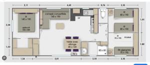 Charmant mobil home camping Les Embruns