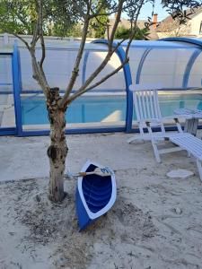 B&B / Chambres d'hotes Chambre bleue avec acces plage : photos des chambres