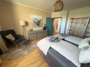 Ferienwohnung 2 im Beachhouse am Goitzschesee - strandnah, familienfreundlich & komfortabel