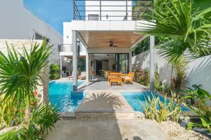 Tulum Private Villa Karol For10-BBQ-5 Beds-Pool-Parking