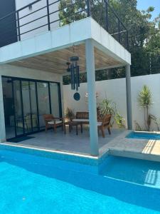 Tulum Private Villa Karol For10-BBQ-5 Beds-Pool-Parking