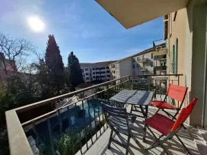 Appartement Lou! Centre du Var-Clim-Piscine-WIFI - 勒卡内代莫尔