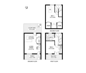 Charming Three-Story Terrace House in Pyrmont