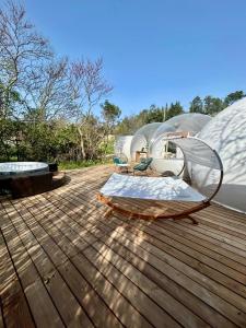 Tentes de luxe Les bulles Nimoises : photos des chambres