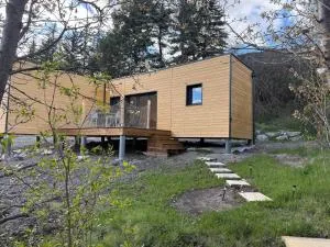 Petit Chalet neuf avec jardin - La montagne Sud - Faucon-de-Barcelonnette