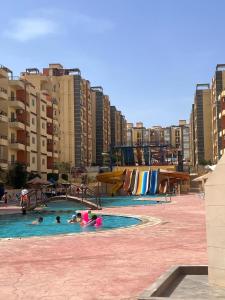 الشقق المنفصله فيو اكوا بارك الساحل الشمالي