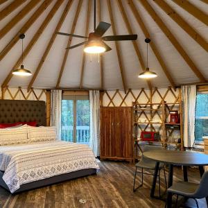 Mill Spring Glamping Yurt near Asheville, North Carolina
