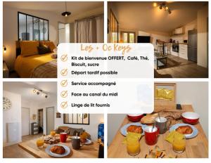 Le refuge du canal Local à vélo Face canal du midi